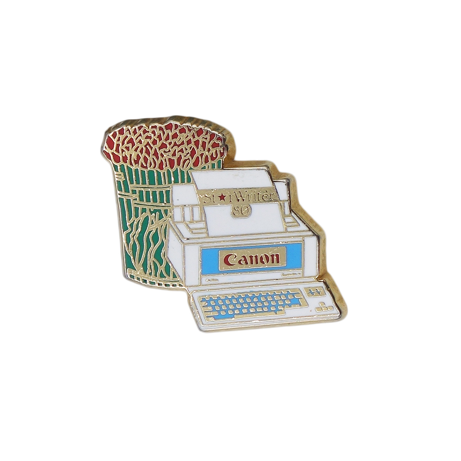 Canon キヤノン StarWriter 80 ワープロ ピンズ Arthus Bertrand