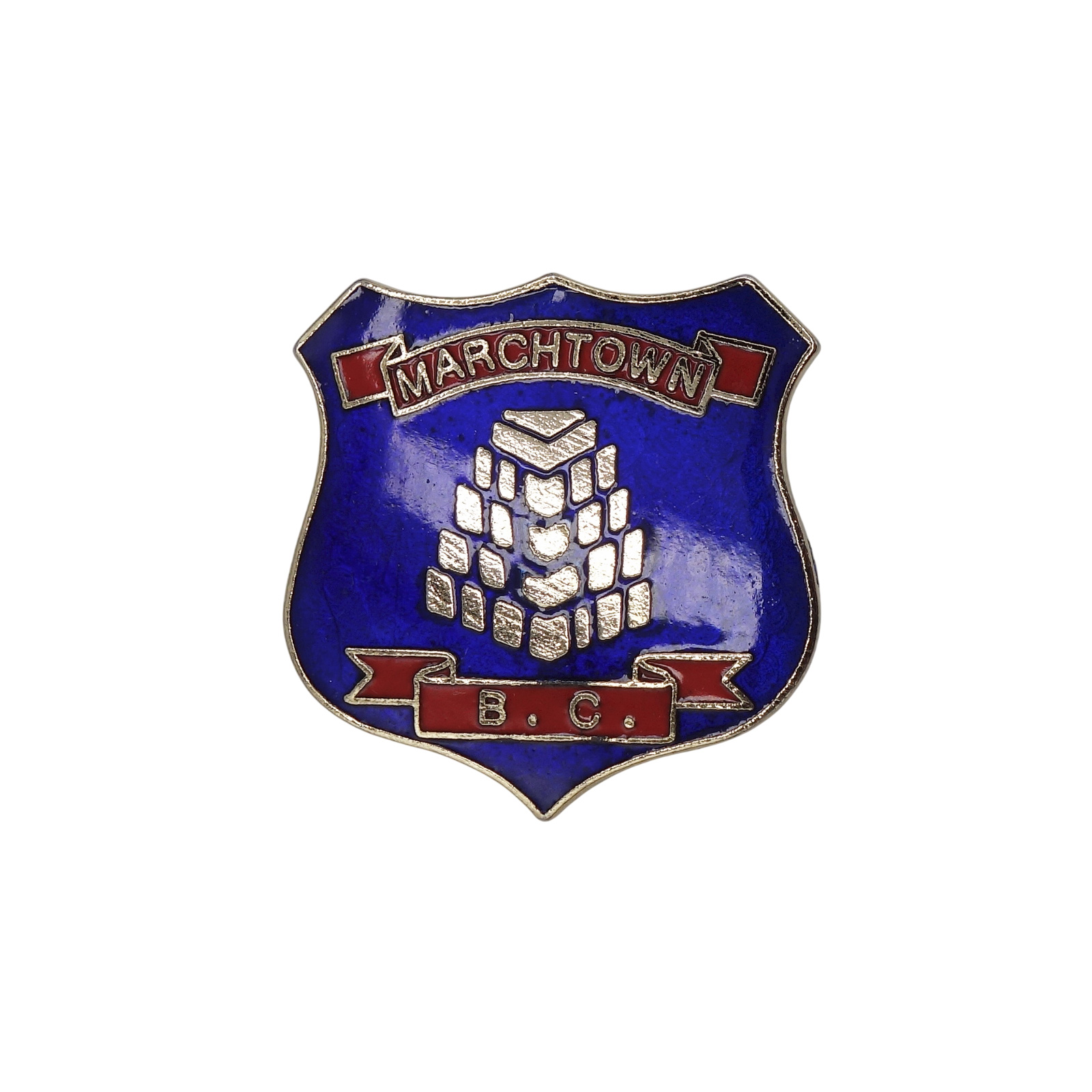 MARCHTOWN B.C. ボウリング ピンバッジ バッチ 英国 ローンボウルズクラブ