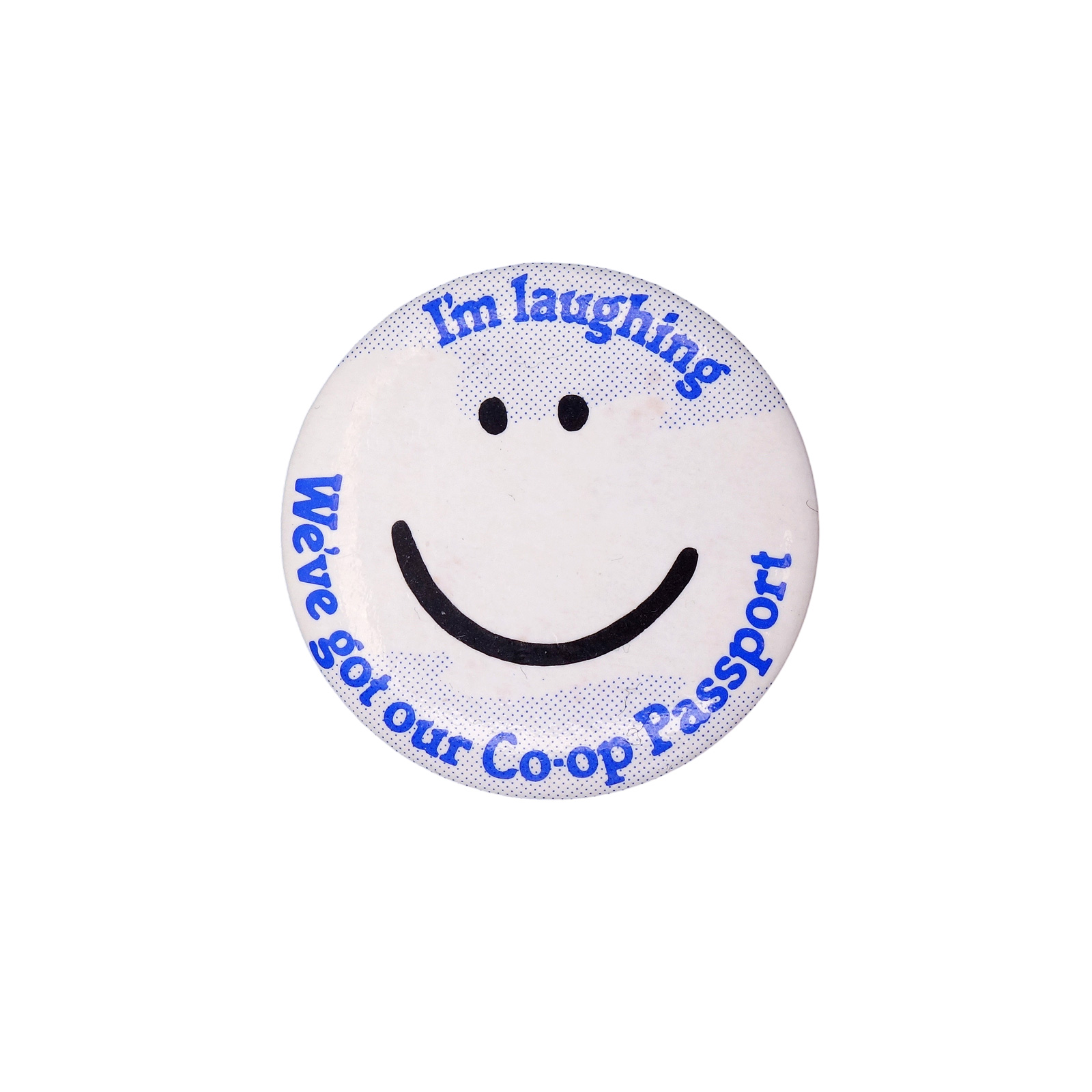 I'm laughing We've got our Co-op Passport 缶バッジ バッチ