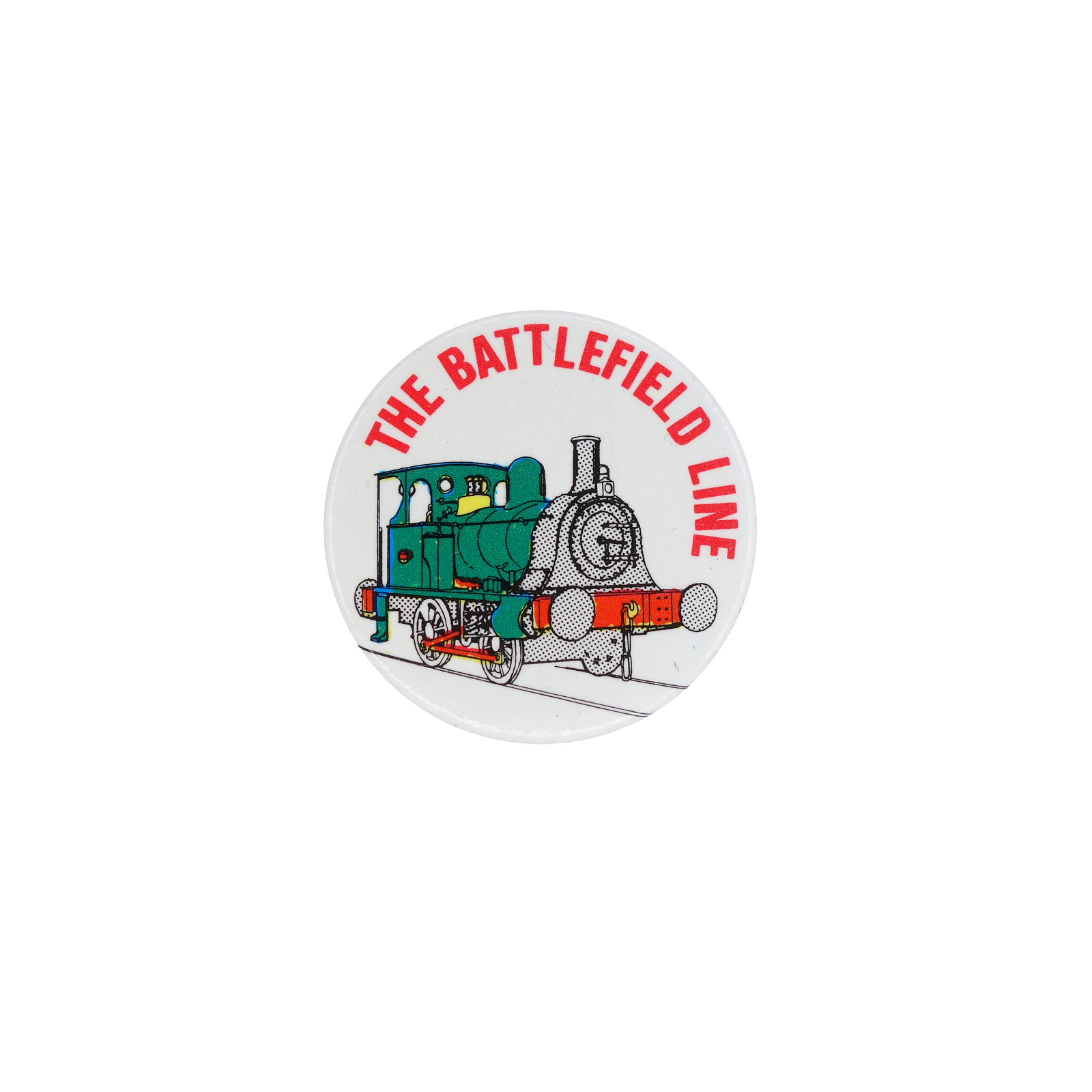 THE BATTLEFIELD LINE 機関車 缶バッジ バッチ