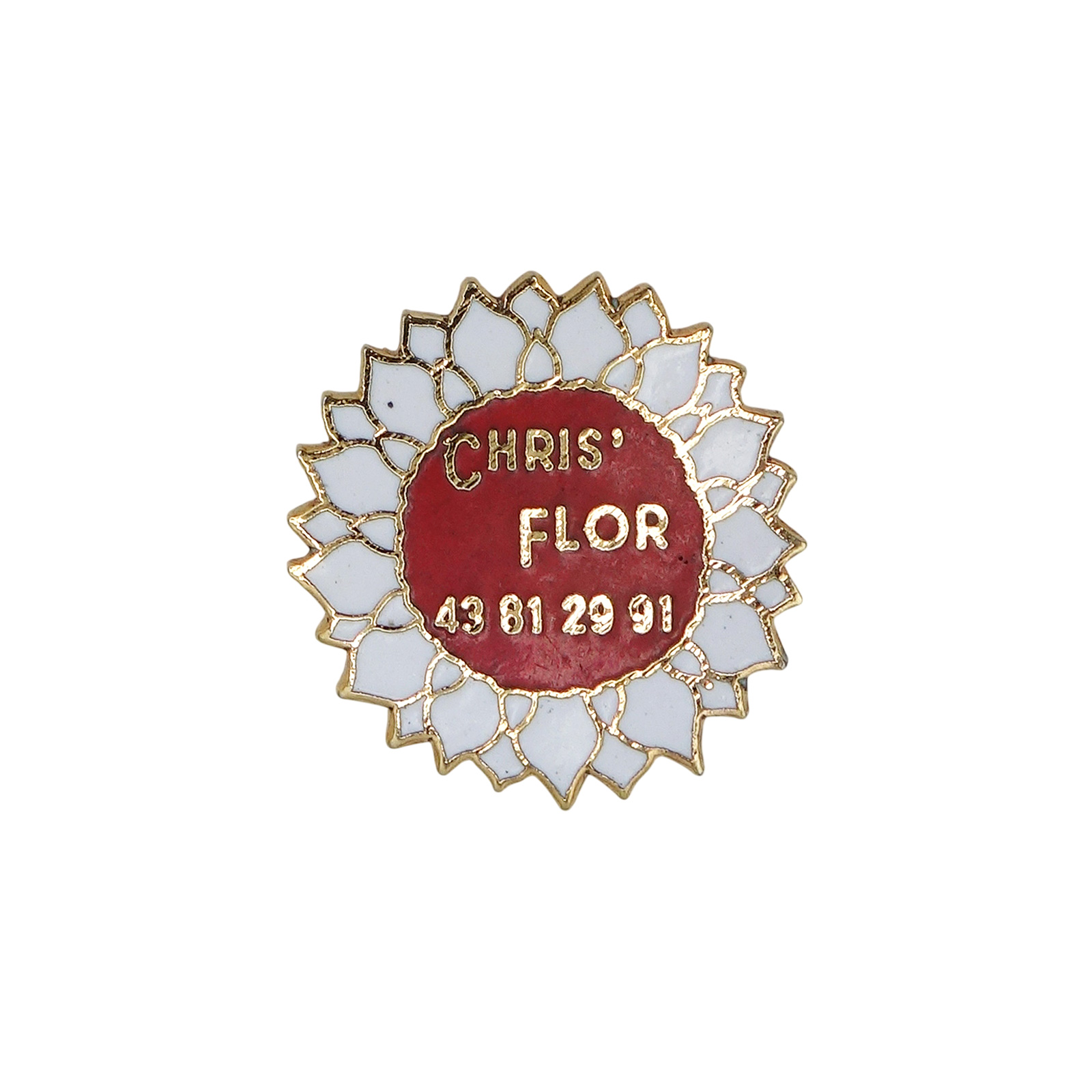 CHRIS' FLOR 花 ピンズ