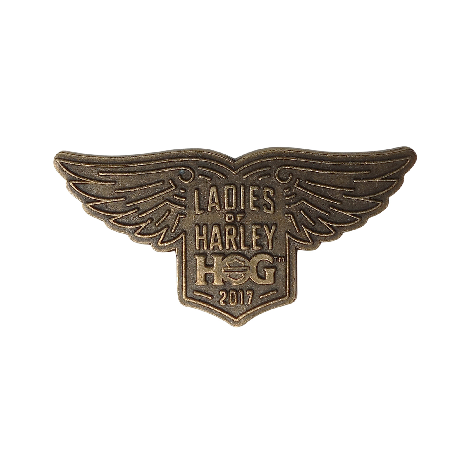 LADIES OF HARLEY バイカー ピンズ H.O.G. ハーレーオーナーズグループ