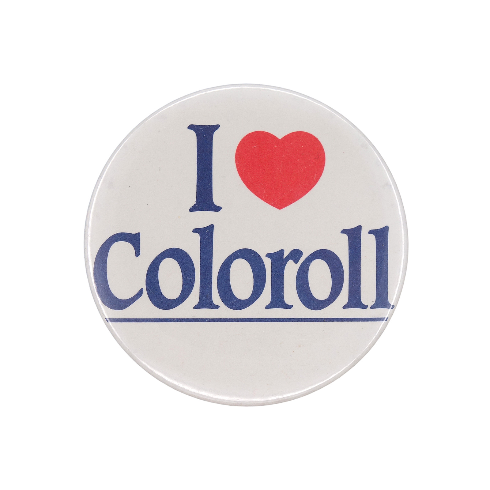 I Love Coloroll 缶バッジ バッチ