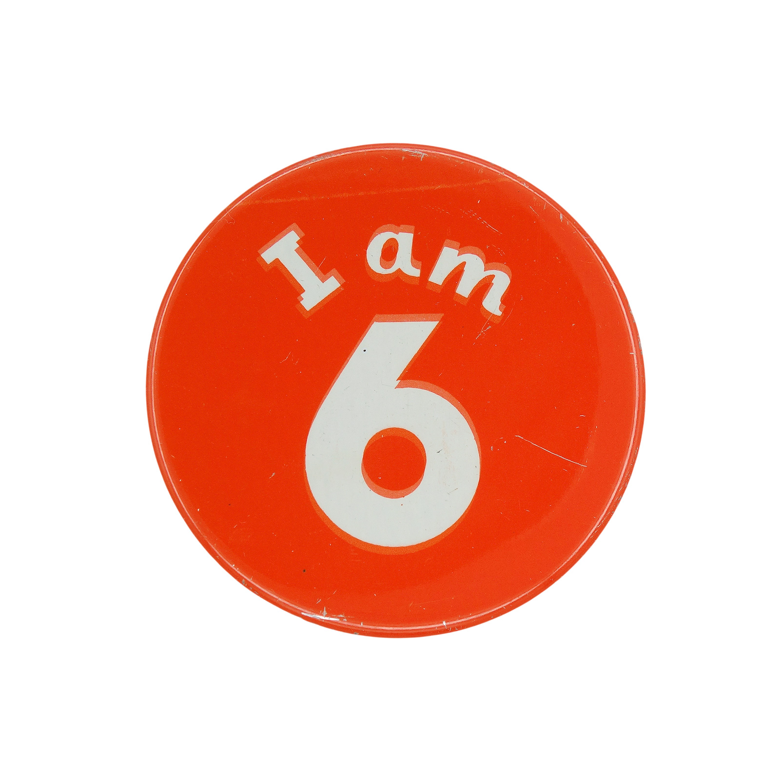 I AM 6 缶バッジ バッチ 6歳 誕生日