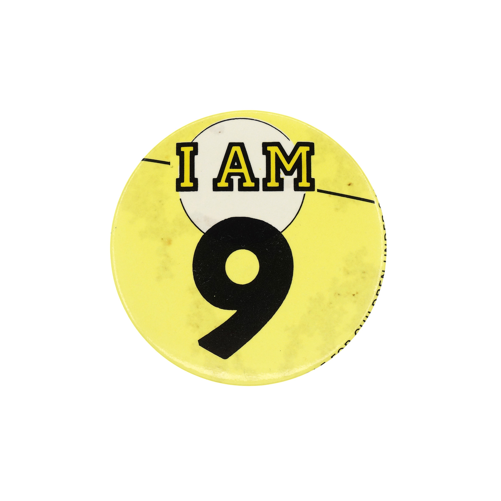 I AM 9 缶バッジ バッチ 9歳 誕生日