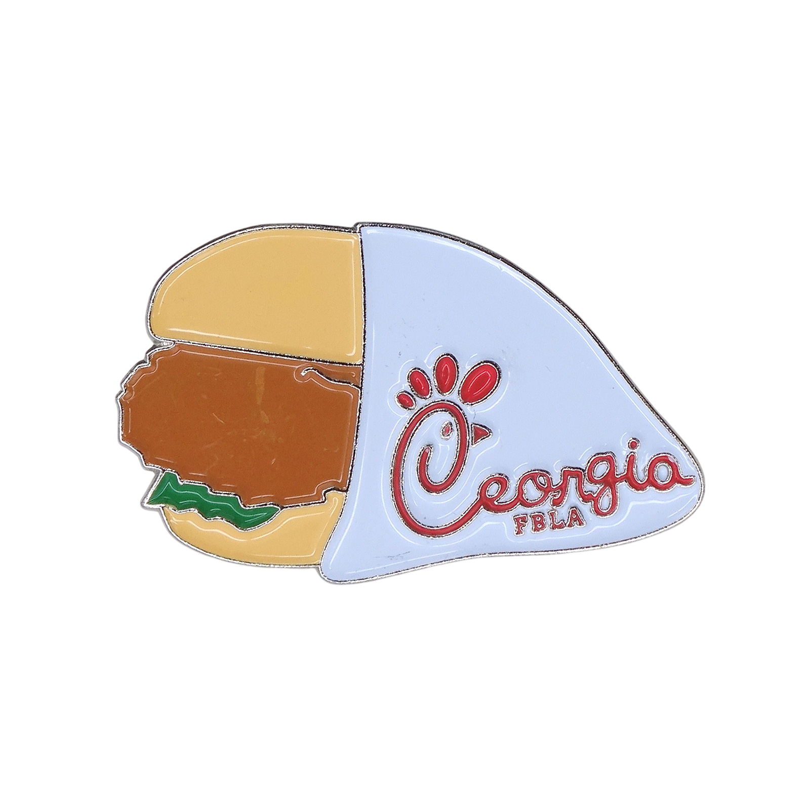 Future Business Leaders of America チキンサンドウィッチ型 ピンズ