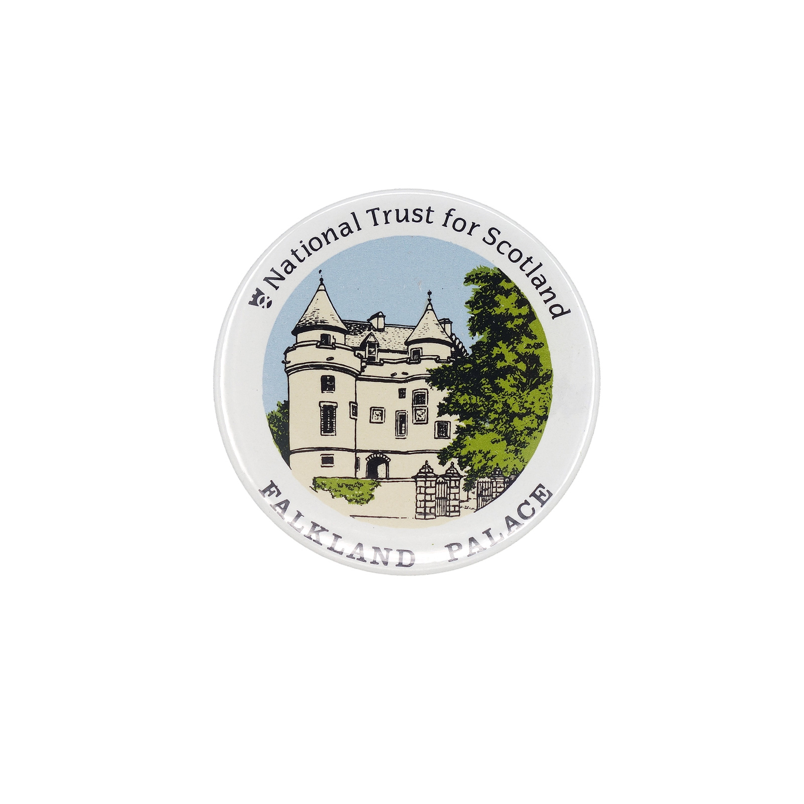 NATIONAL TRUST ナショナル・トラスト FALKLAND PALACE 缶バッジ バッチ
